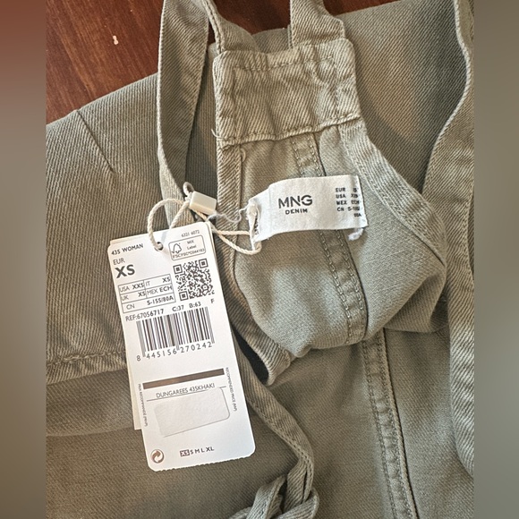 NWT MANGO dungarees/overall XS - Picture 9 of 12